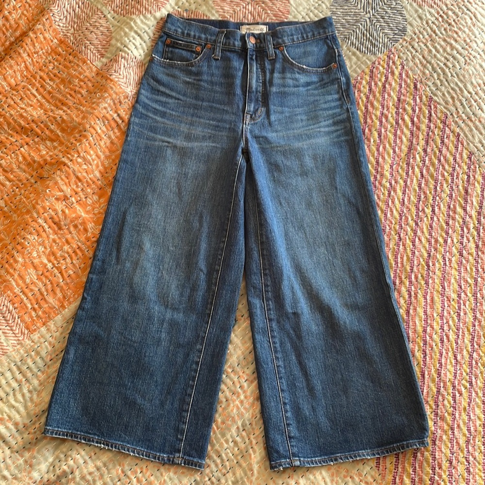 Madewell wide leg crop